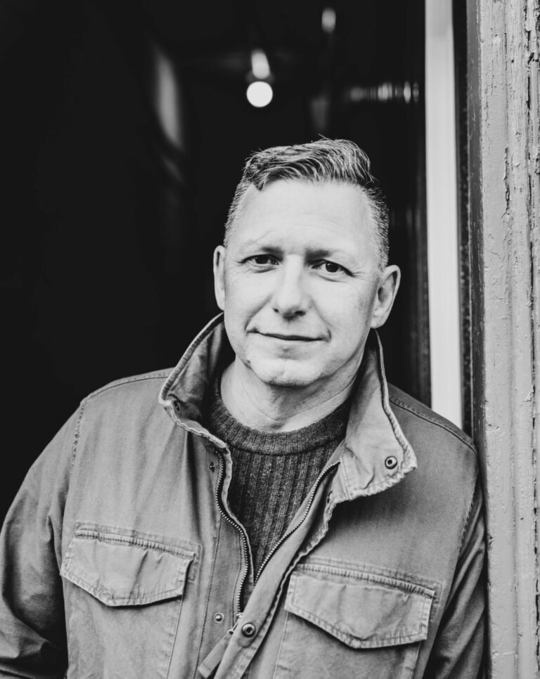 Black and white photo of Phil Halton, by Scott Munn
