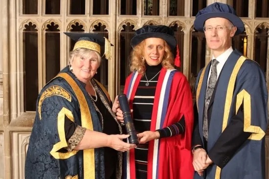 Sue Illman receives honorary