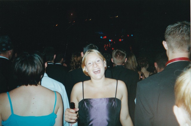 Gemma Cozens at the Summer Ball in 1999
