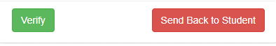 Verify and send back to students buttons