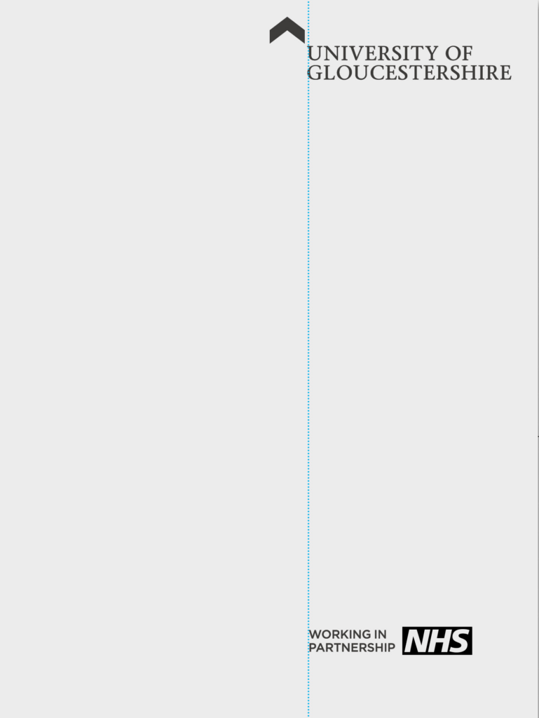 University of Gloucestershire partnership letterhead design