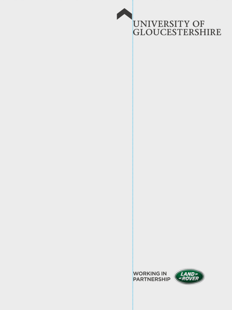 University of Gloucestershire partnership letterhead design