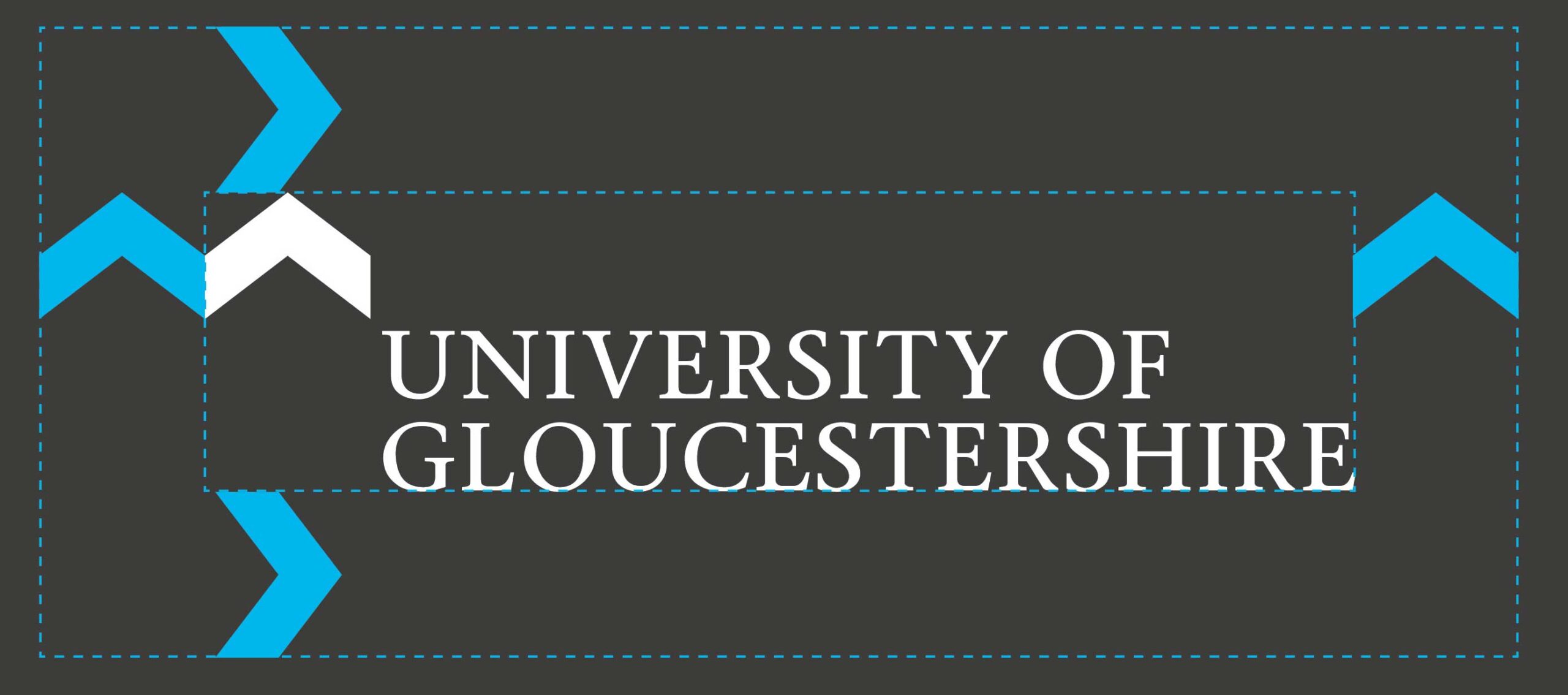University of Gloucestershire Logo in grey