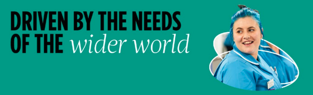 Driven by the needs of the world