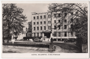 Old photograph of Hotel Majestic, Cheltenham.