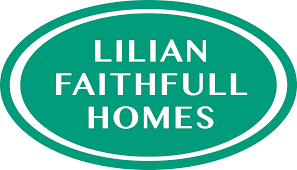 The logo for "Lilian Faithfull Homes" in green and white.