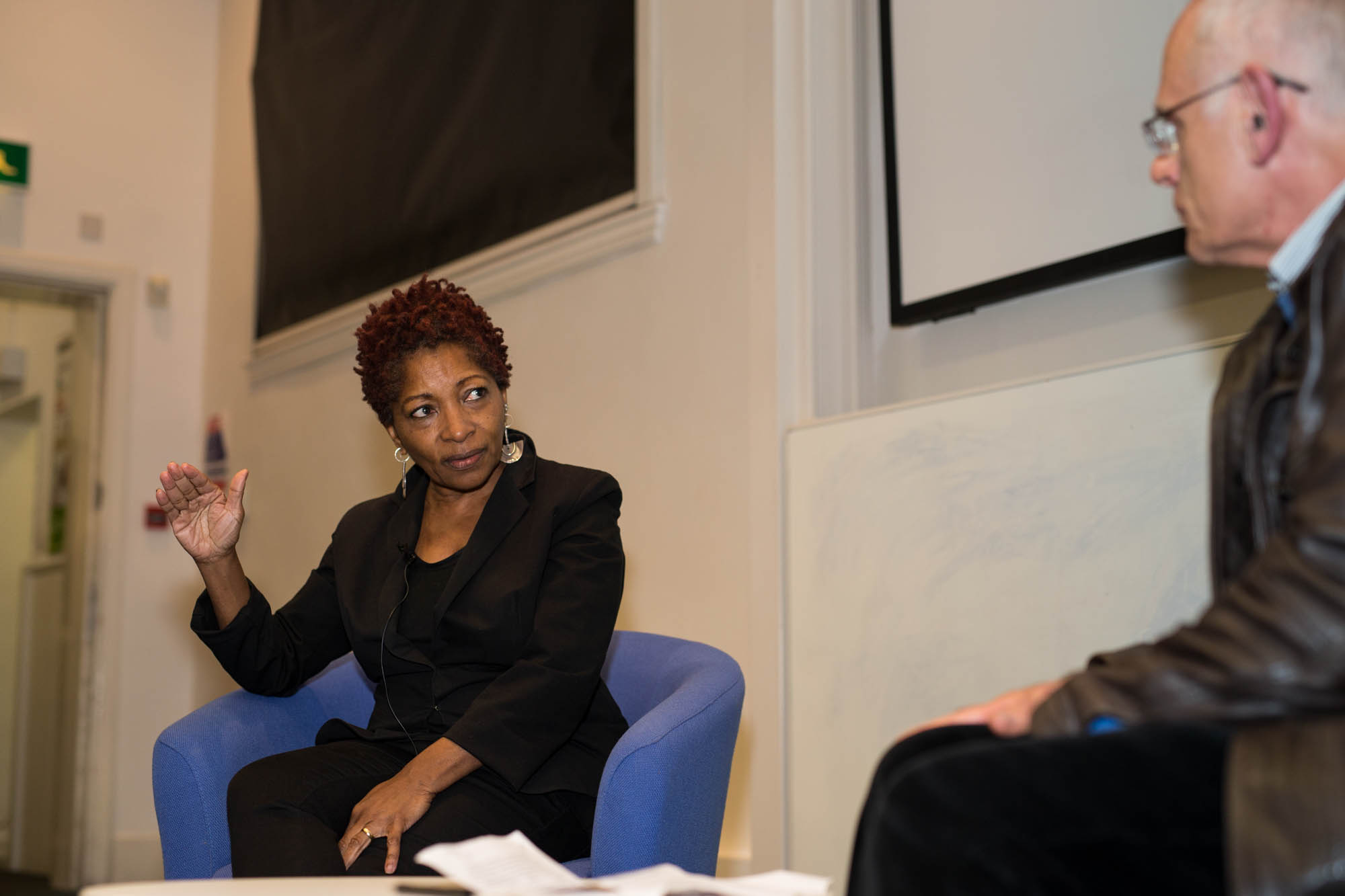 Bonnie Greer and Prof. Neil Wynn