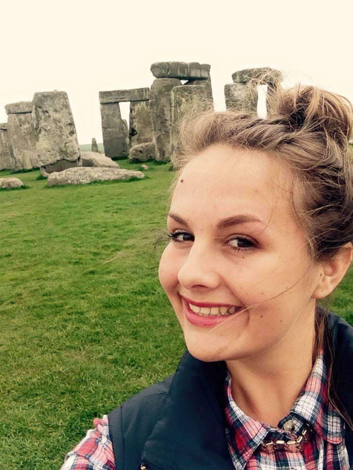 Kathryne the Showcasing History trip to Stonehenge in 2015