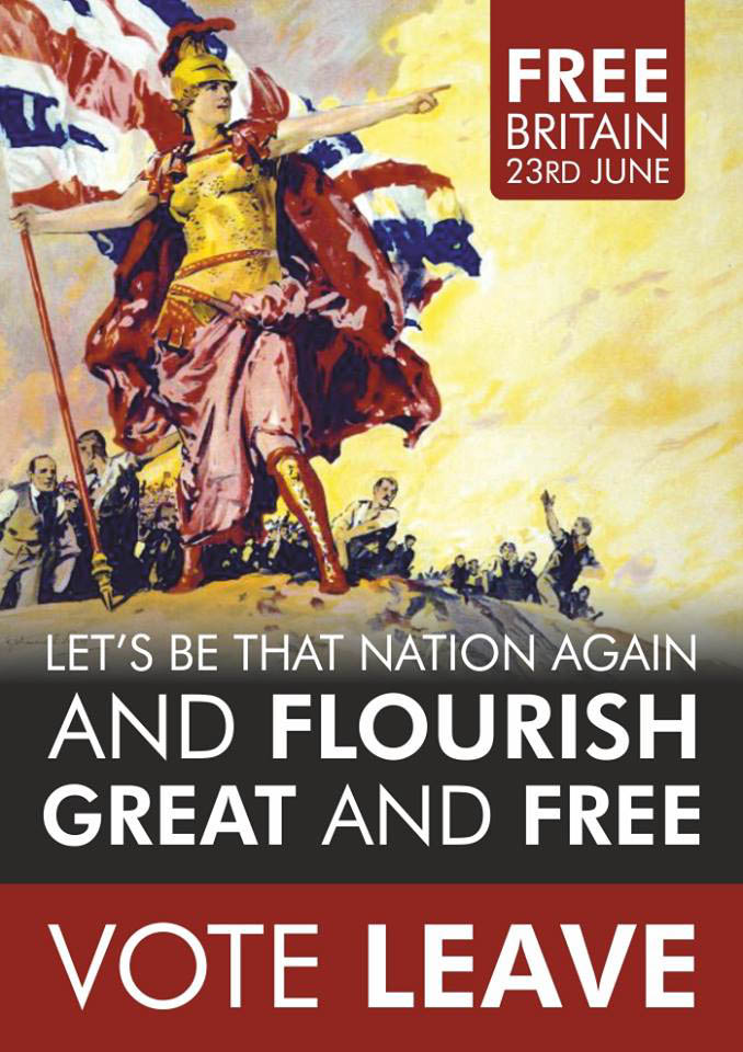Leave poster
