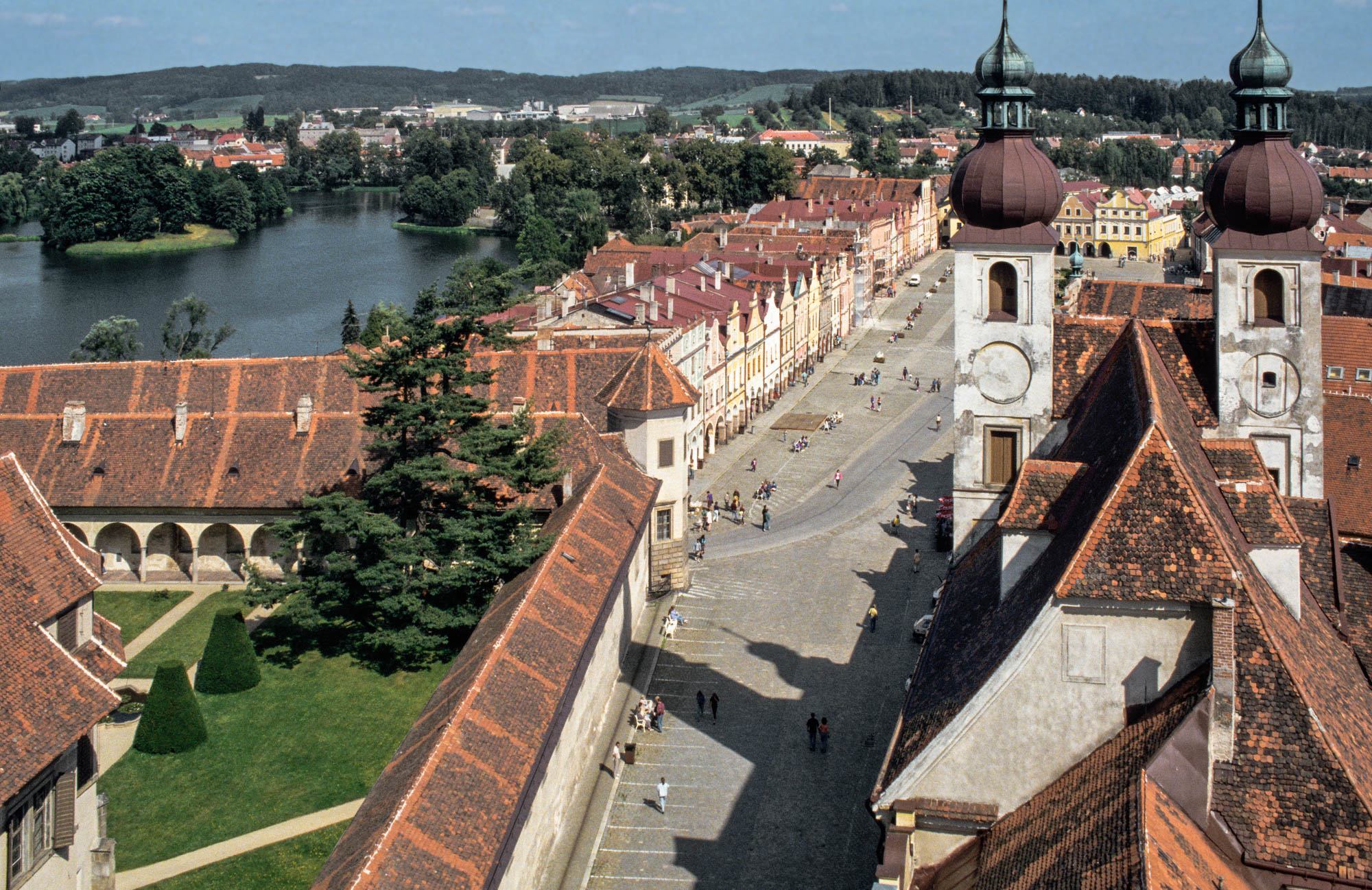 Telc from St James's Church tower