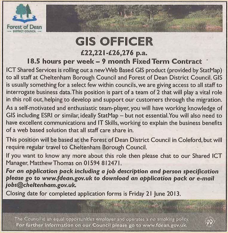 FoD GIS Job
