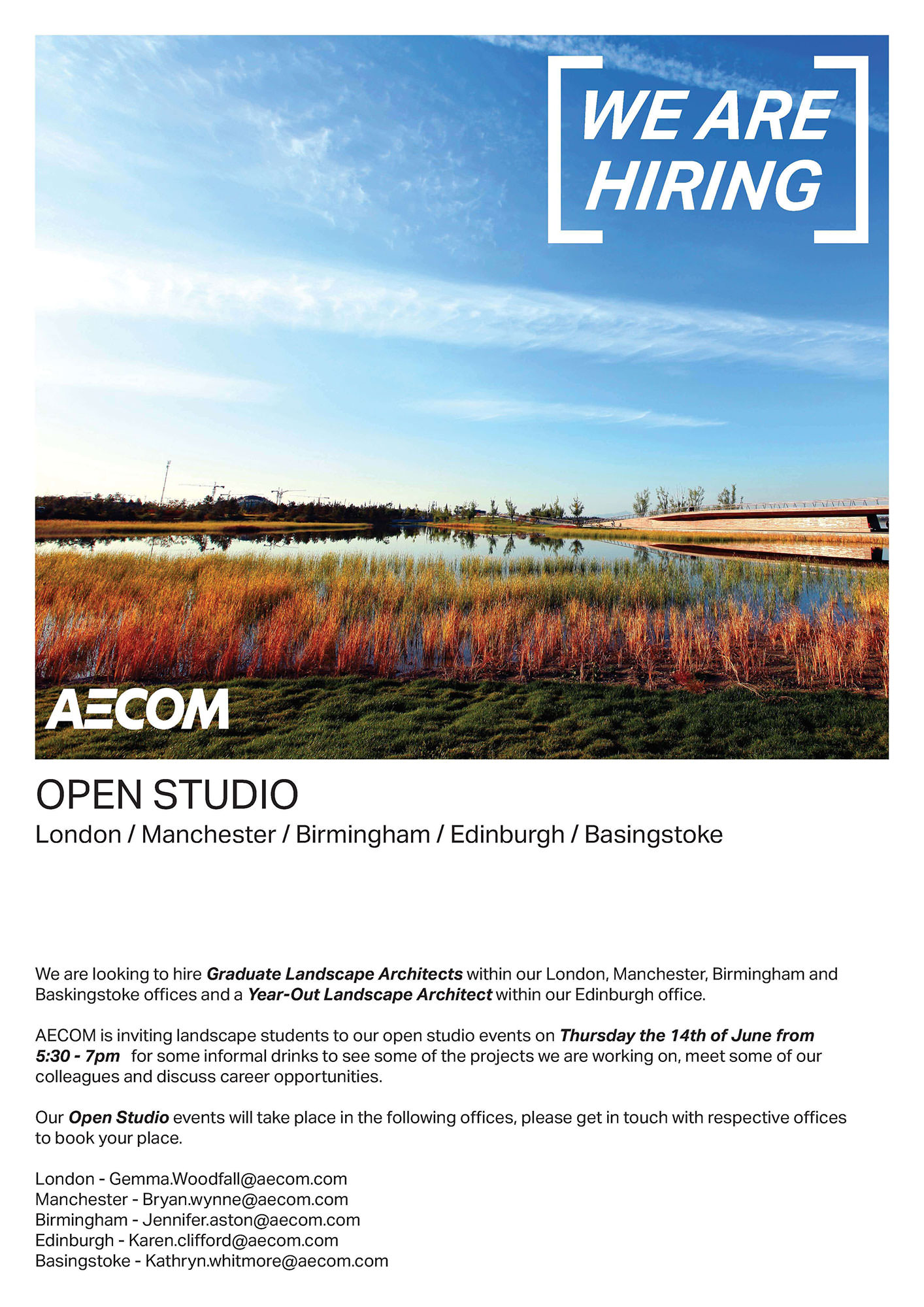 Landscape Recruitment Poster AECOM