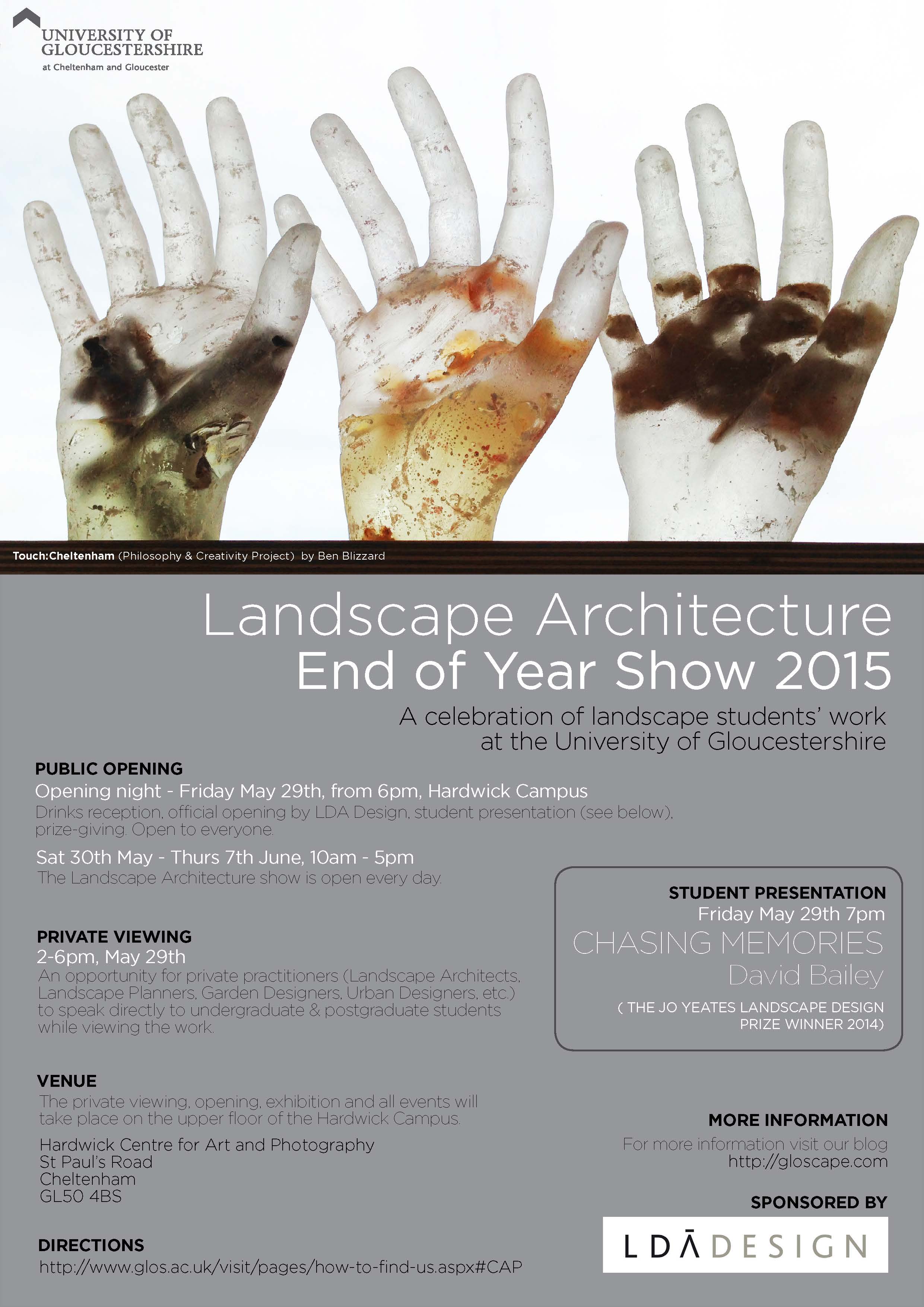 UoG Landscape Architecture EoYS flier 2015
