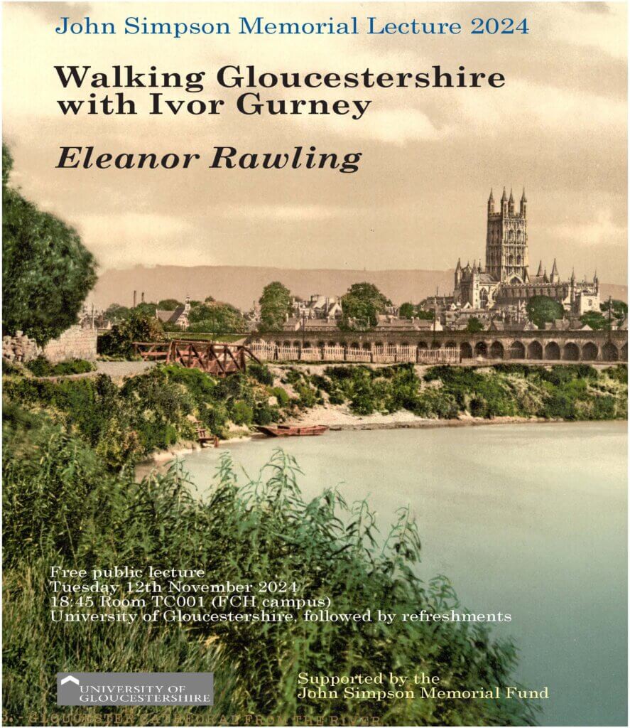 John Simpson Memorial Lecture 2024: Walking Gloucestershire with Ivor Gurney