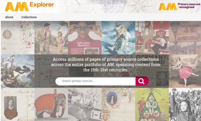 Image of AM Explorer search page